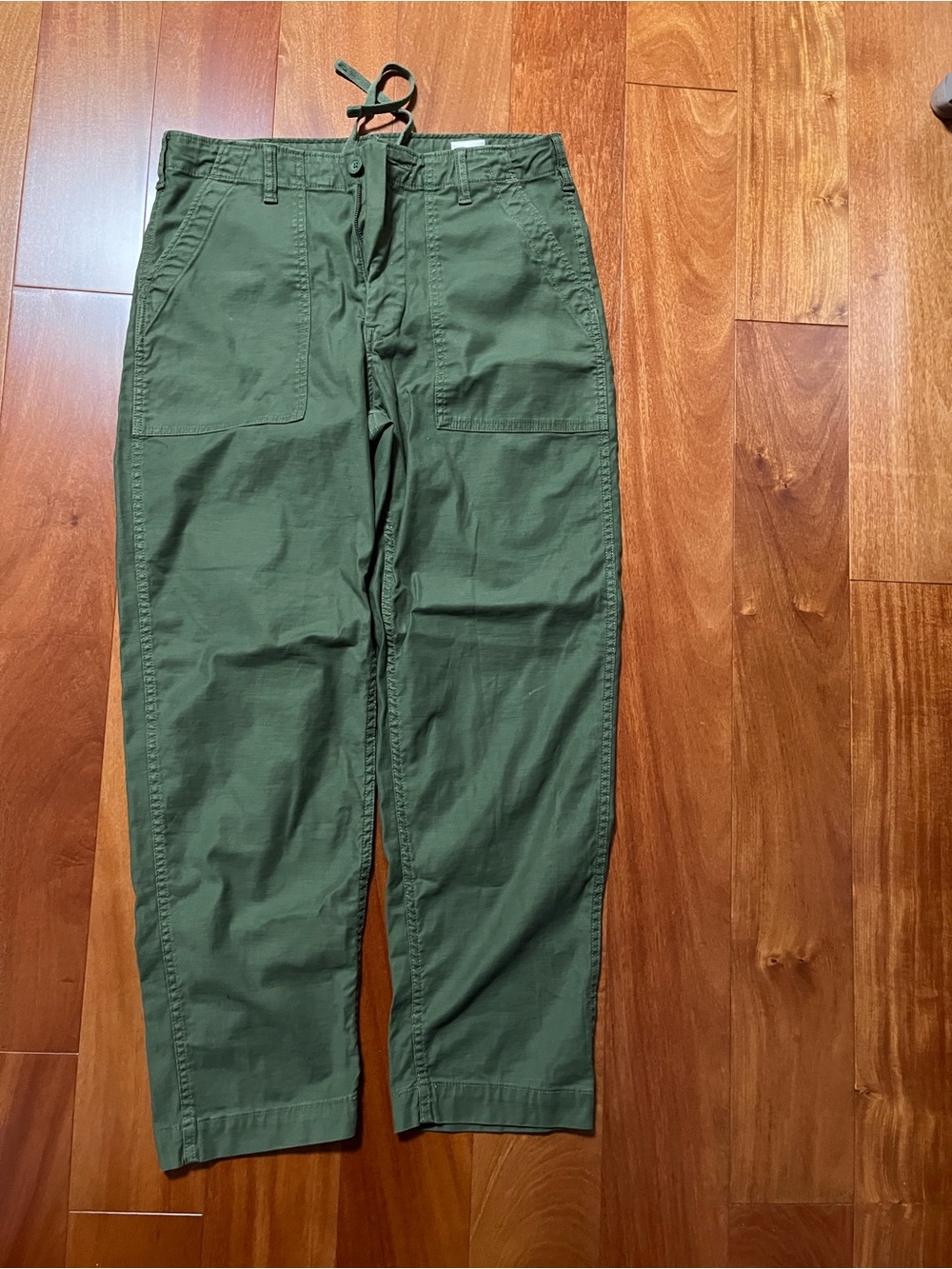 Uniqlo Olive Green Utility Cargo Pants